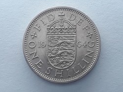 Egyesült Királyság Anglia 1 Shilling 1964 - Brit, Angol 1 shilling 1964 külföldi pénz, érme