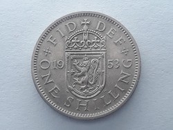 Egyesült Királyság Anglia 1 Shilling 1953 - Brit, Angol 1 shilling 1953 külföldi pénz, érme