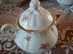 Antique porcelain sugar bowl 9 x 9 without lid
