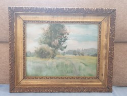 Béla Czene's painting entitled Csopak Landscape is for sale!