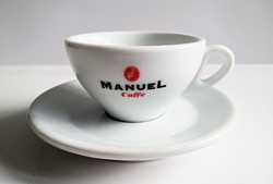 Vastag porcelán mokkás csésze Manuel Caffe 