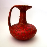 Retro pond head ceramic vase or candlestick