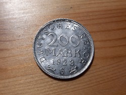 Gyönyörű Németh Birodalmi 200 Márka 1923 G