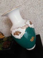 Reichenbach zöld váza 