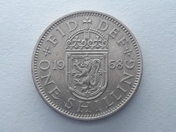 Egyesült Királyság Anglia 1 Shilling 1958 - Brit, Angol 1 shilling 1958 külföldi pénz, érme