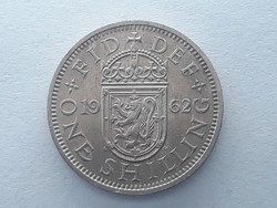 Egyesült Királyság Anglia 1 Shilling 1962 - Brit, Angol 1 shilling 1962 külföldi pénz, érme