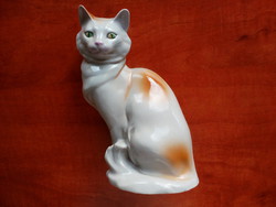 Drasche porcelán cica /macska  nagyobb méretű