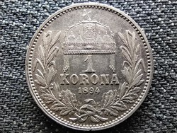 Osztrák-Magyar .835 ezüst 1 Korona 1894 KB (id45766)