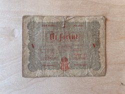 1848, 5 forint - Kossuth papírpénz