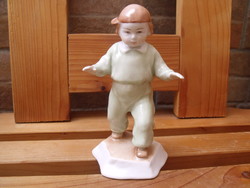 Zsolnay child figure