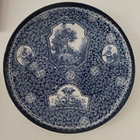 Antik porcelánfajansz fali tányér