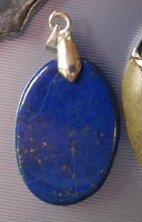 Lapis lazuli ezüst medál