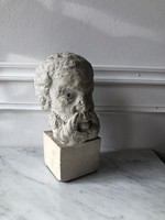 Gipsz antik filozófus szobor