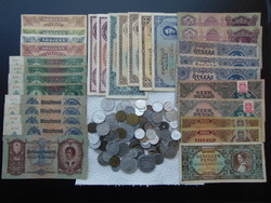 30 darab pengő bankjegy + 100 magyar fémpénz LOT ! 02 