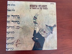 Hebrew Melodies for Sabbath and High Holidays LP bakelit lemez