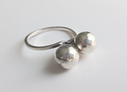 Ezüst bogyós gyűrű 1.8cm 