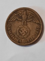 Horogkeresztes Németh 10 Pfennig 1939 A