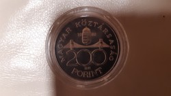 Ezüst 200 Ft az 1992 es (kapszulában)