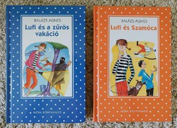 Balázs Ágnes: Lufi és Szamóca,  Lufi és a zűrös vakáció egyben eladó, Pöttyös könyvek