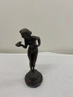 Eladó női akt bronzszobor