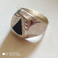 Tamásnak Klasszikus ezüst pecsét gyűrű (66)