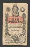 1 forint / 1 gulden 1858. VG+!! 163 ÉVES!! Ritka!!