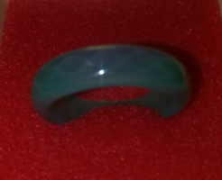 Fazetált Jade Gyűrű