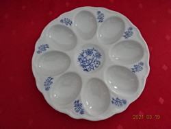 Royal Bavaria német porcelán húsvéti tojástartó tányér, átmérője 21 cm.