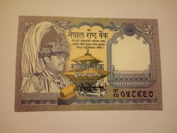 Unc 1 Rúpia 1991 Nepál  !!  Ritka !!