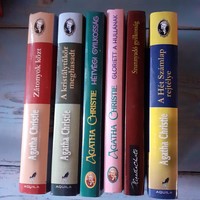 Agatha Christie 6 db könyv együtt eladó