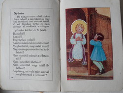 Régi IMÁDSÁGOS KÉPESKÖNYVEN, gyerek imakönyv ( 1935 )