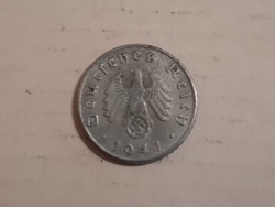Horogkeresztes 5 Pfennig 1941