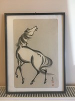 Kínai lovas kép