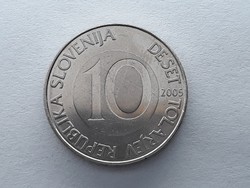 Szlovénia 10 Tolár 2005 - Szlovén 10 tolarjev, tolar 2005 külföldi pénz, érme
