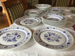 Cipa olasz porcelán tányérok és tál (Bor)
