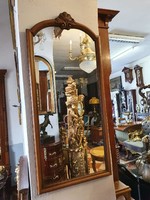 Faragott antik barokk fa tükör