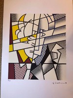 Roy Lichtenstein(1923-1997)'Önarckép' litografia Kiadó:STYRIA studió 1996 - Castelli Graphics