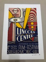 Roy Lichtenstein(1923-1997)'Lincoln Center' litografia STYRIA studió 1996 - Castelli Graphics