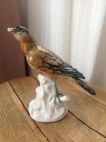 Régi Volkstedt Ens porcelán madár figura törött csőrrel