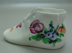 B377 Herendi porcelán cipő - szép állapotban
