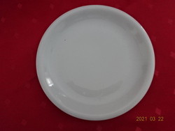 Alföldi porcelán, fehér süteményes tányér, átmérője 19 cm. 