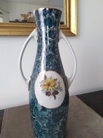 Hollóházi irizáló mázas váza