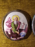 Ecclesiastical enamel image