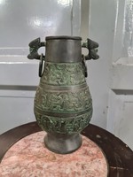 Antik kínai bronz váza 