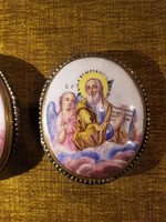 Ecclesiastical enamel image