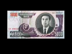 UNC - 5000 WON - ÉSZAK-KÓREA - 2005