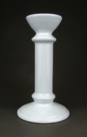 1D631 Nagyméretű fehér kerámia gyertyatartó 21.5 cm