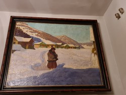 Old painting (snow)