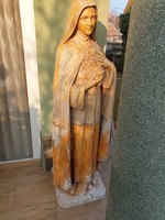 Régi nagyméretű gipsz Szüz Mária figura 