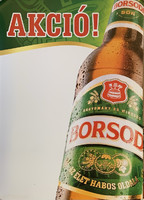 Poster: Borsod beer (reprint around 2010!)
